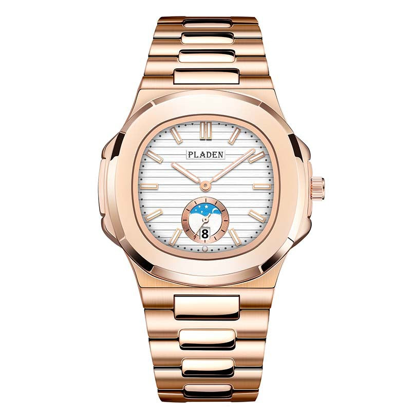 Stainless Steel Waterproof Luminous Men's Watch