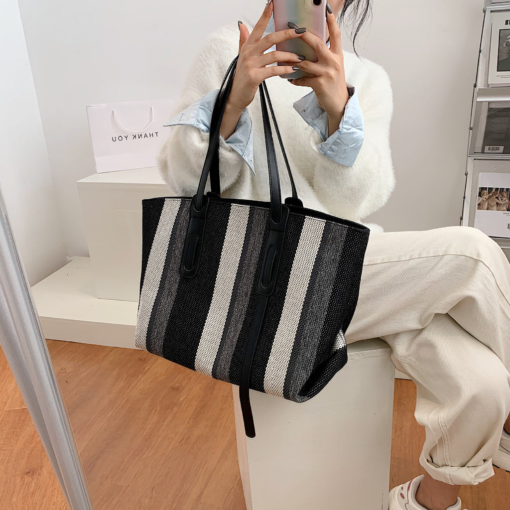 New Trendy Fashion Simple Large-capacity Tote Bag