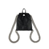 Metal Thick Chain Personalized Drawstring Bucket Shoulder Bag