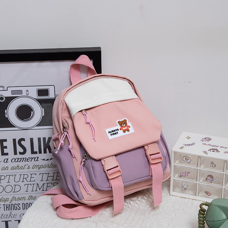 Girl Heart Oxford Cloth Small Canvas Mini Backpack