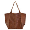 Shoulder Handbag Vintage Oil Wax Leather Soft Leather