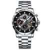 Quartz Watch Skeleton Design Multifunctional