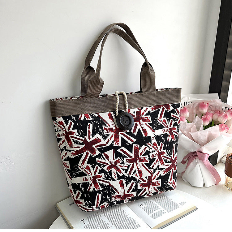 Ethnic Style Large Bag Fashion Simple Large Capacity Tote