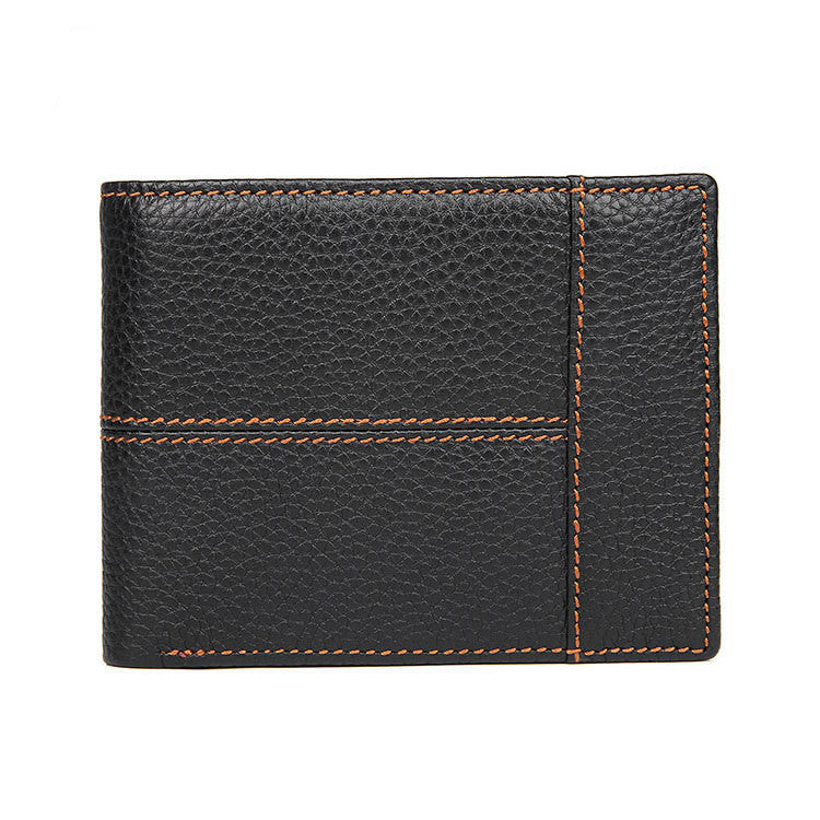 First Layer Leather Wallet Short Leather Wallet