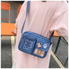 Cute Children's Embroidered Bear One-shoulder Messenger Bag