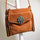 Women's Fleece Vintage Floral Fringe Crossbody Bag
