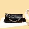 Fashion Chain Bag Embroidered Line Rhombus One Shoulder Messenger