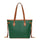Trendy Fashion One-shoulder Soft Leather Commuter Tote Bag