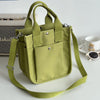 Canvas Crossbody Bag With Large Capacity