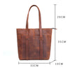 High-capacity Women's Shoulder Bag With The First Layer Cowhide Casual Bag