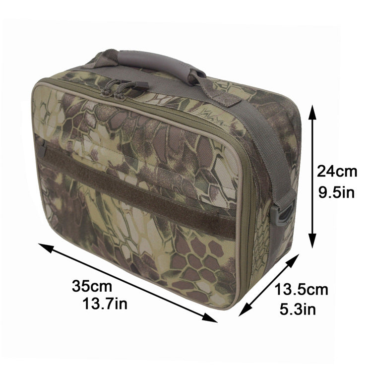 Fishing Brushed  Tackle Bag With Clapboard