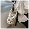 Casual Canvas Embroidered Shoulder Bag Fashion