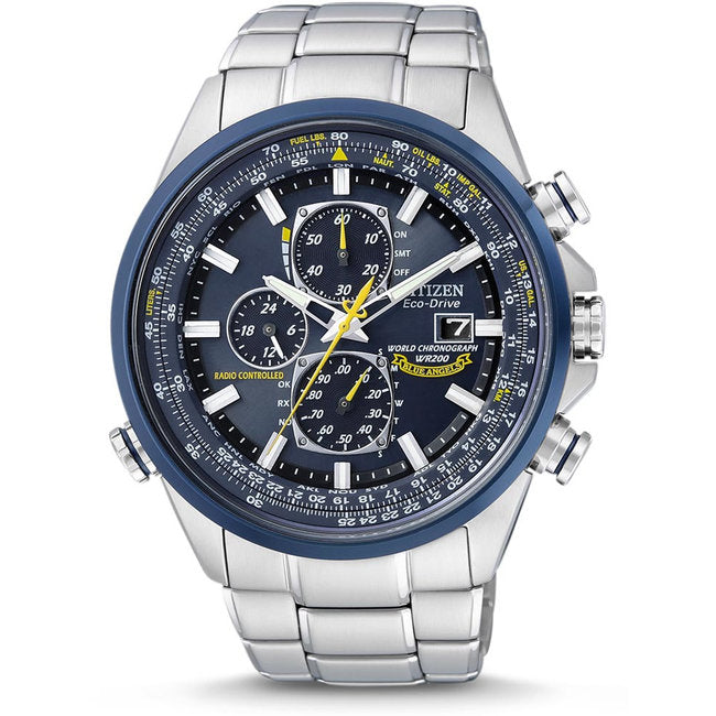 Citizen Eco Blue Angels Radio Controlled World Chronograph AT8020-54L Men's Watch