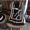Women Winter Chic Color Blocking Imitation Cashmere Warm Shawl Scarf