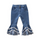 Girls Tassels Denim Bell-Bottom Trousers