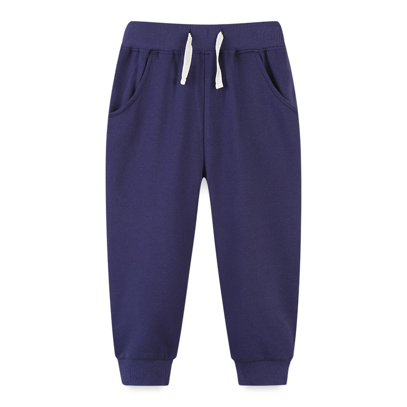 Children Kids Toddlers Boys Girls Solid Color Pants