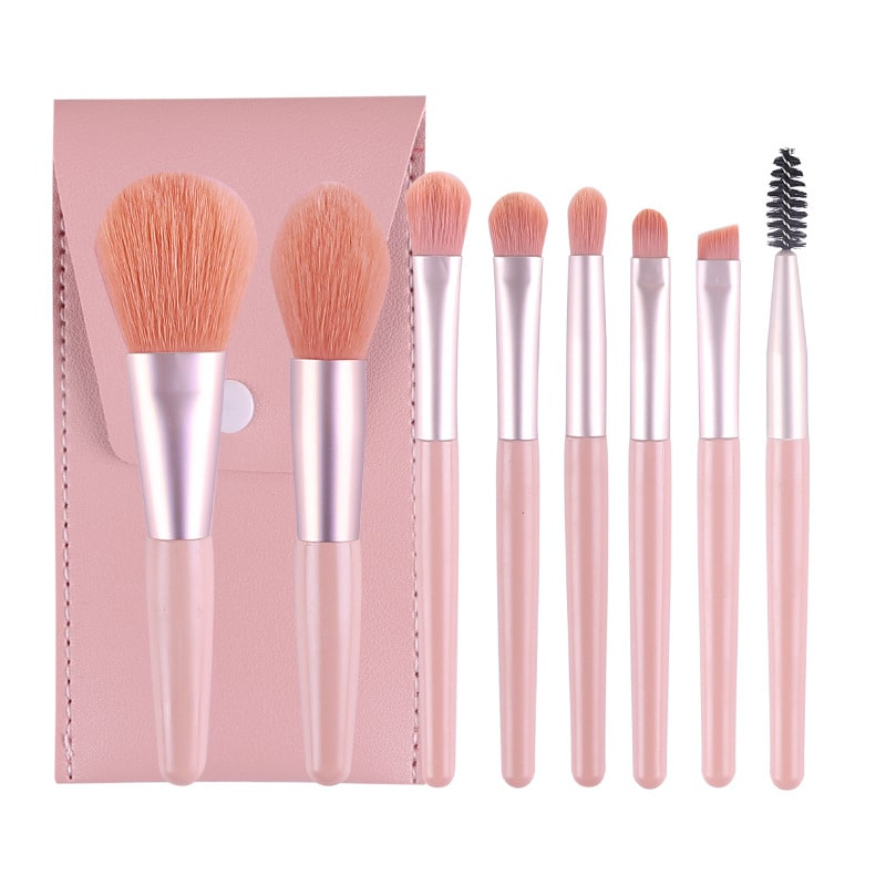 8 Pcs/Set Women Mini Portable Makeup Brushes Set