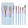 8 Pcs/Set Women Mini Portable Makeup Brushes Set