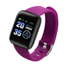 Unisex Fashion Touch Screen Detection Heart Rate Blood Pressure Monitor Running Count Smart Watch