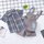 Children Kids Baby Fashion Boys Short Sleeve Plaid Shirt And Overalls 2pcs Set