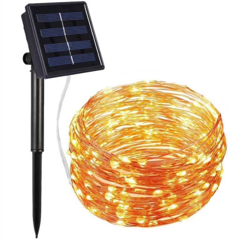 5m Solar Outdoor Christmas Decoration String Lights ( 2 sets )