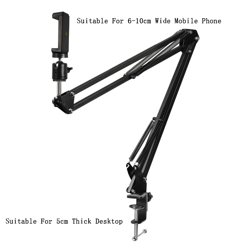 Adjustable Foldable Table Top Microphone Stand