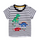 Kids Boys Cute Cartoon Dinosaur Stripe Round Neck Short Sleeve T-Shirt