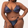 Women'S Split Plus Size Bikini Sexy Backless Triangle Swimsuit