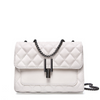 Women Lozenge Pattern Chain Genuine Leather Messenger Bags