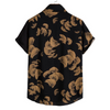 Men Fashion Print Short Sleeve Shirt