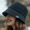 Women Fashion Solid Color Letter Embroidery Bucket Hat