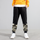 Boys Casual Loose Patchwork Camouflage Jogger Pants