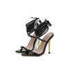 Plus Size Women Fashion Pointed Toe Open Toe Sexy Cross Strap Stiletto Sandals