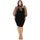 Women'S Sexy Leopard Print Mesh Stitching Plus Size Dress