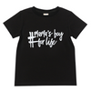 Children Kids Toddlers Fashion Girls Boys Short Sleeve Letter Print T-Shirt