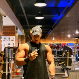 Men Fashion Graphic Printed Loose Breathable Tank