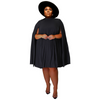 Plus Size Loose Casual Pleated Dress