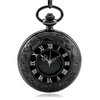 Vintage Charm Unisex Fashion Arabic Number Quartz Steampunk Pocket Watch (2 sets)