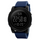 Men Fashion Simple Black Screen Multi-Sport Electronic Watch
