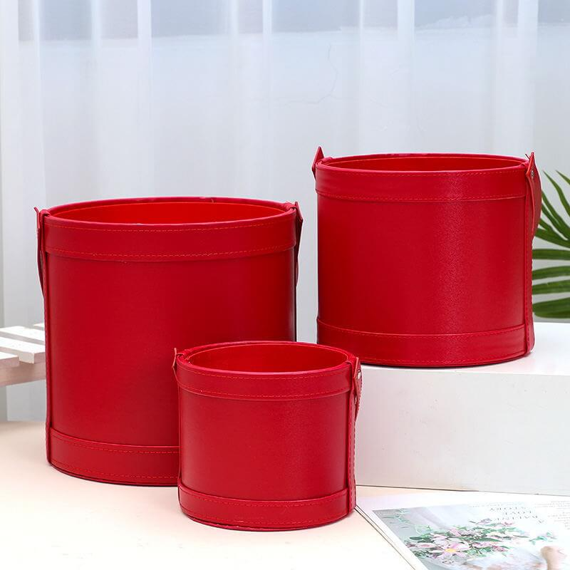 Christmas Round Flower Candy Gift Box
