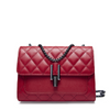 Women Lozenge Pattern Chain Genuine Leather Messenger Bags