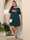 Plus Size Women Casual Sequin Lips Pattern Wavy Hem Short Sleeve Basic Dress