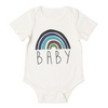 Kids Fashion Rainbow Pattern Romper