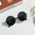 Children Kids Toddlers Fashion Retro Round Frame Sunglasses ( 2 sets )