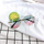 Kids Metal Frame Design Irregular Frame Sunglasses