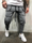 Men Fashion Multi Pocket Slim Pants
