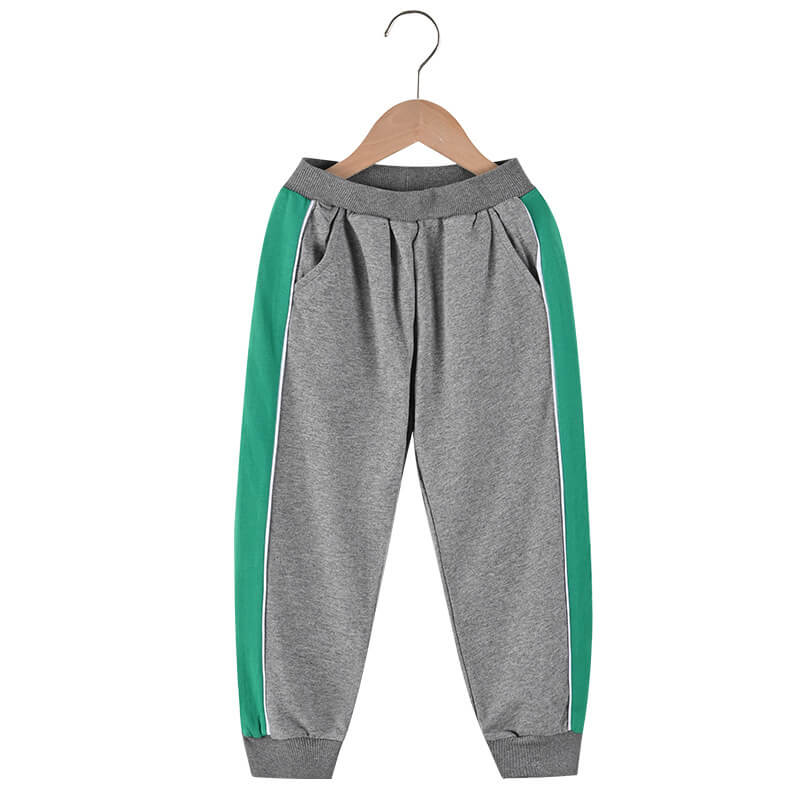 Kids Casual Elastic Design Pants