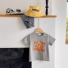 Kids Casual Round Neck Short Sleeve Cartoon Bear Letter Pattern Loose T-Shirt