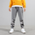 Boys Casual Loose Patchwork Camouflage Jogger Pants