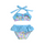 Toddlers Newborn Baby Fashion Girls Cute Dot Strap Split Swimsuit Set